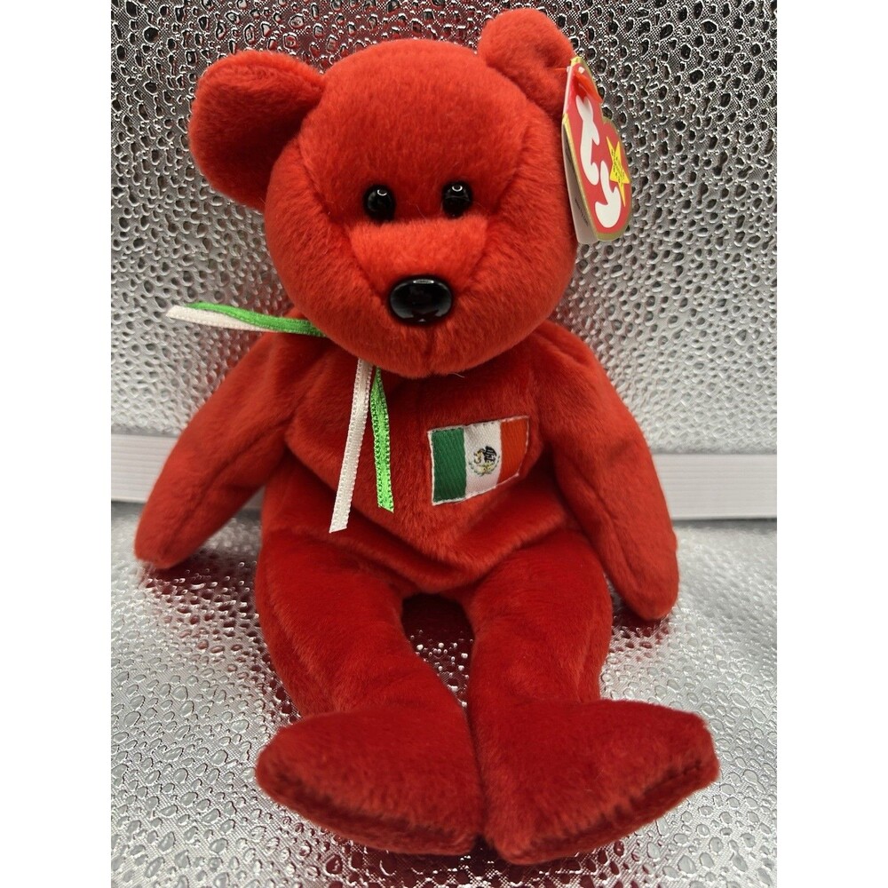 Ty Beanie Baby 1999 Osito the Mexico Bear - RARE, Retired NWT